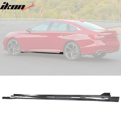 2018-2022 Honda Accord Side Skirts Extension ABS Carbon Fiber Print