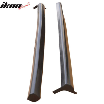 Fits 01-03 Honda Civic PP Front + Rear Bumper Lip + Side Skirts