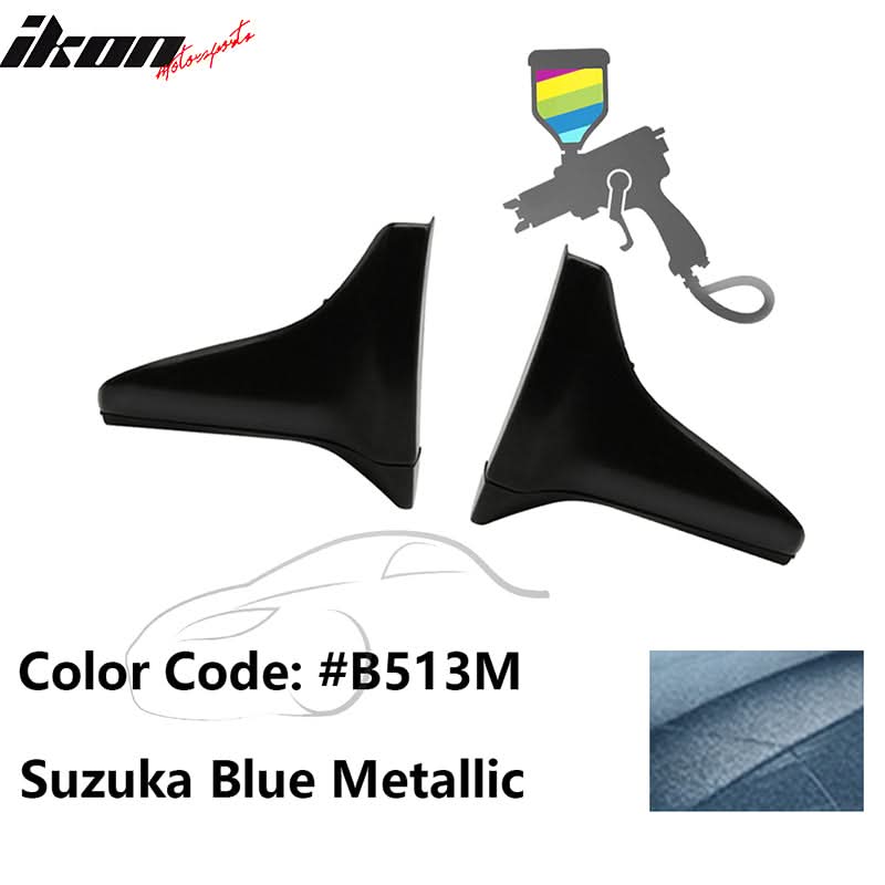 Fits 00-09 Honda S2000 OE Style PU Side Skirt Guard Strakes Cap 4pc