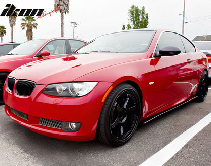 2001-2011 BMW 3-Series E46 M3 Side Skirts UL Style PU Unpainted Black