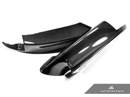 AutoTecknic Dry Carbon Fiber Performante Aero Splitters - BMW F10 M5