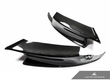 AutoTecknic Dry Carbon Fiber Performante Aero Splitters - BMW F10 M5