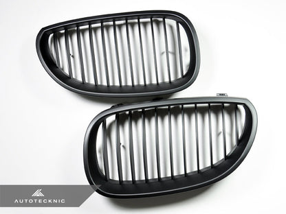 AutoTecknic Stealth Black Front Grille Set - BMW E60 5-Series | M5