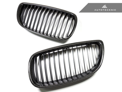 AutoTecknic Carbon Front Grille Set - BMW E92/ E93 3-Series Pre-LCI (Including E9X M3)