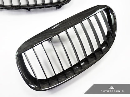 AutoTecknic Carbon Fiber Front Grille Set - BMW E63/ E64 6-Series & M6