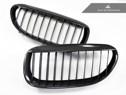 AutoTecknic Carbon Fiber Front Grille Set - BMW E63/ E64 6-Series & M6
