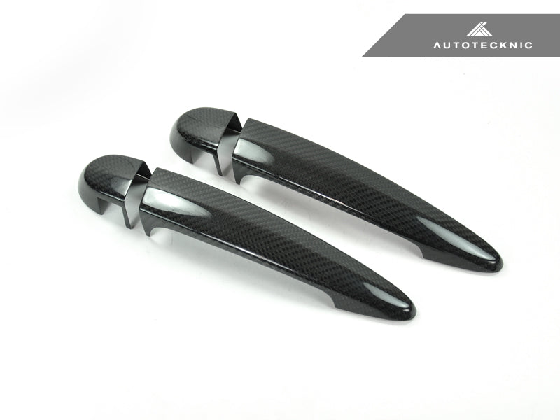 AutoTecknic Dry Carbon Fiber Door Handle Trims - BMW E90/ E92/ E93 3-Series