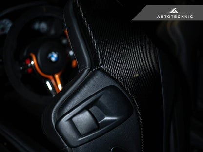 AutoTecknic Dry Carbon Seat Back Cover - BMW F87 M2 Competition | F80 M3 | F82 M4