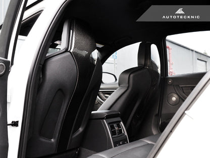 AutoTecknic Dry Carbon Seat Back Cover - BMW F87 M2 Competition | F80 M3 | F82 M4