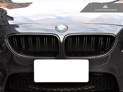 AutoTecknic Dual-Slats Carbon Fiber Front Grille Set - BMW F06 Gran Coupe | F12 Coupe | F13 Cabrio | 6-Series & M6