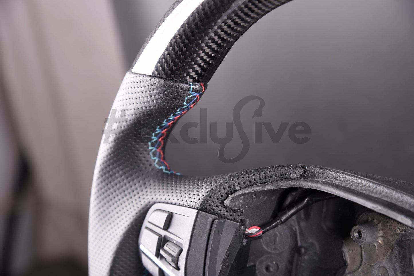 2008-2018 BMW 5 6 7 Series Non-M | F01 F02 F06 F07 F10 F12 Custom Steering Wheel by Exclusive Steering