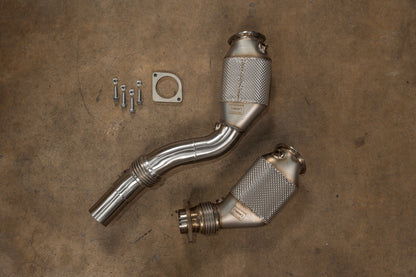 BMW F80/F82/F83/F87C M2C / M3 / M4 400 Cell Catted Downpipes