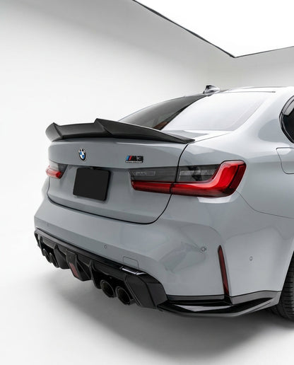 BMW 3 Series G20 G28/G80 M3 PSM Style Carbon Fiber Trunk Spoiler (2019 - 2024)