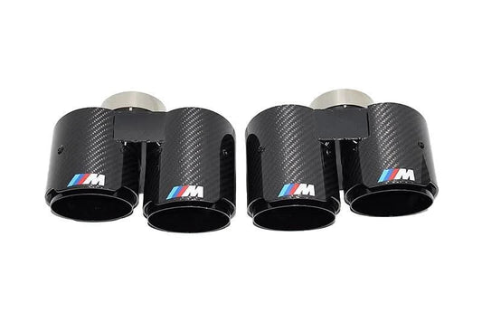 BMW 3/4 Series G20/G21 G22 G26 Carbon Fiber Dual Muffler Tips (2019+)