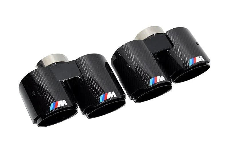 BMW 3/4 Series G20/G21 G22 G26 Carbon Fiber Dual Muffler Tips (2019+)
