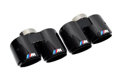 BMW 3/4 Series G20/G21 G22 G26 Carbon Fiber Dual Muffler Tips (2019+)