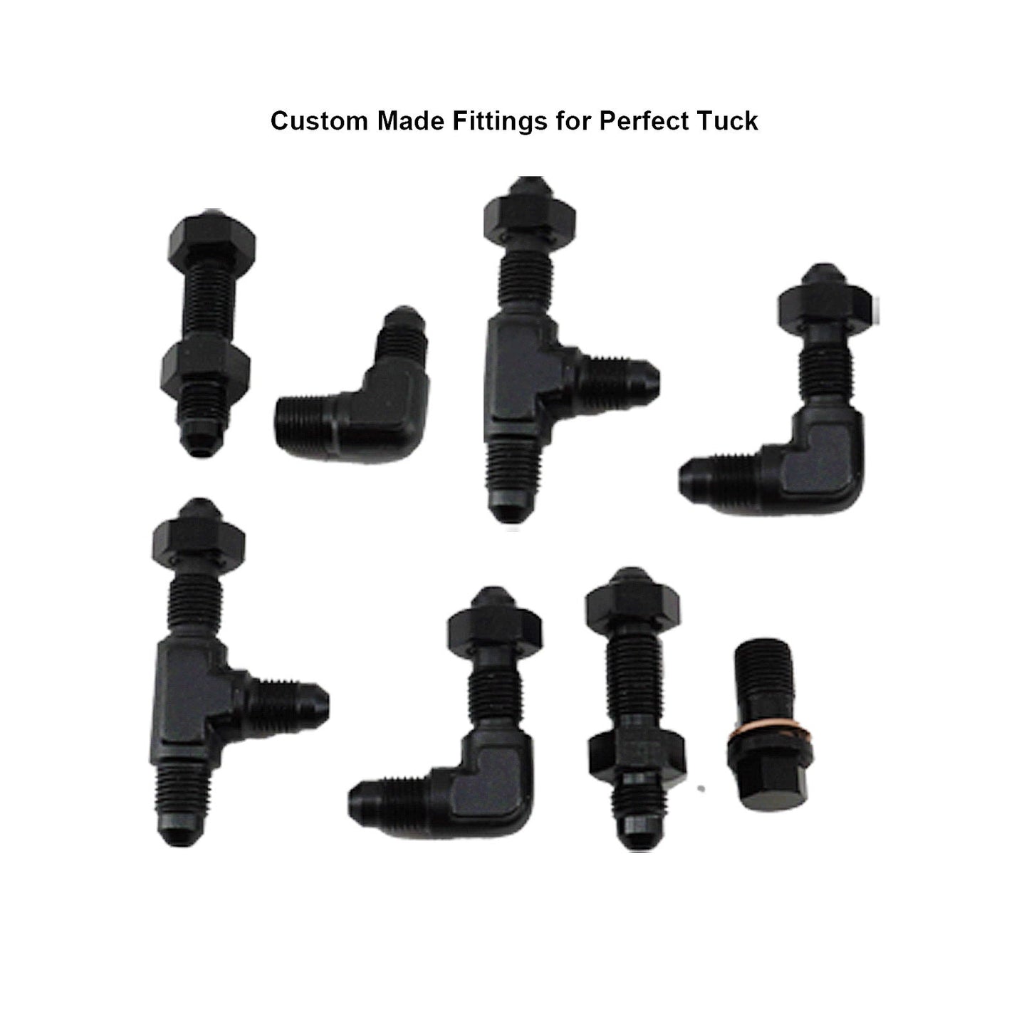 Interior Brake Line Tuck Kit Prop Valve for Honda Civic EK 96-00 Tucked Lines