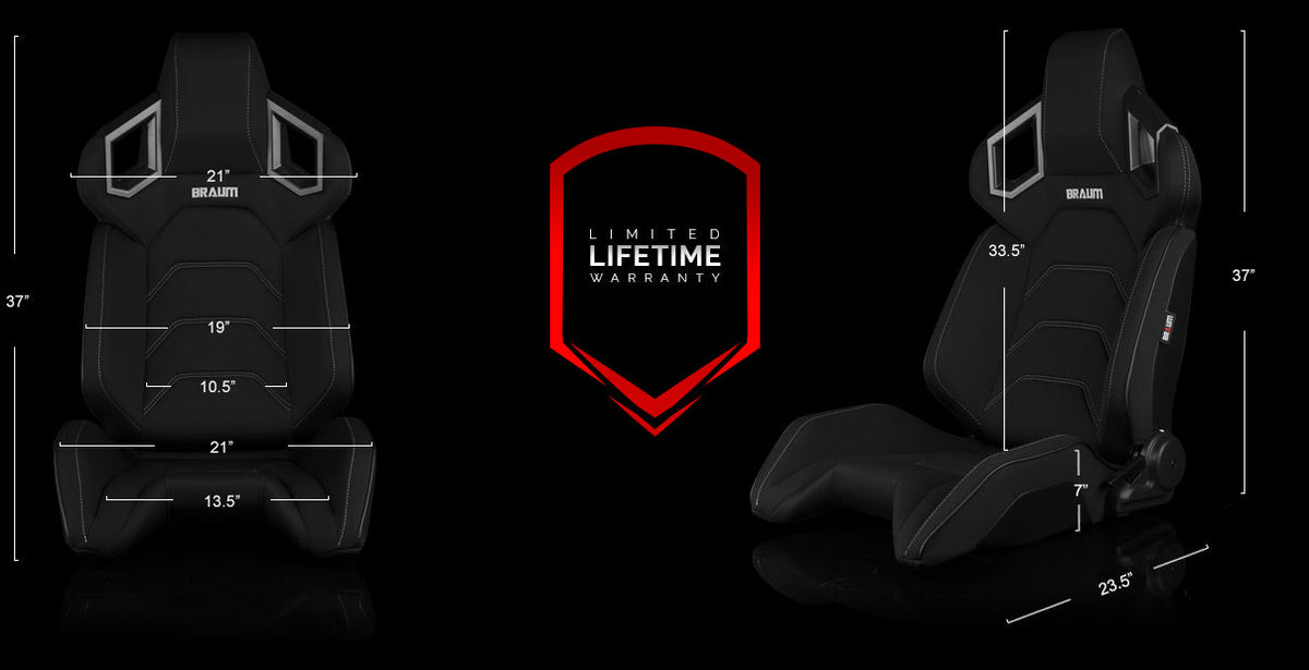 ALPHA-X Series Sport Reclinable Seats - Priced Per Pair
