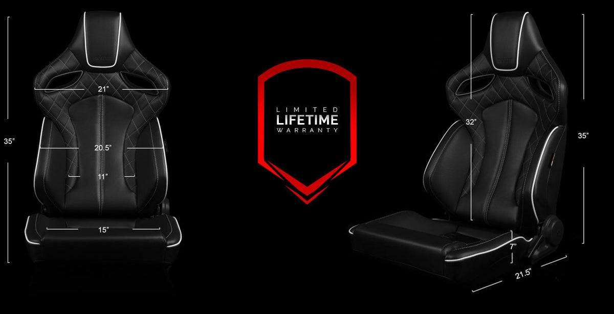 ORUE Series Sport Reclinable Seats - Priced Per Pair