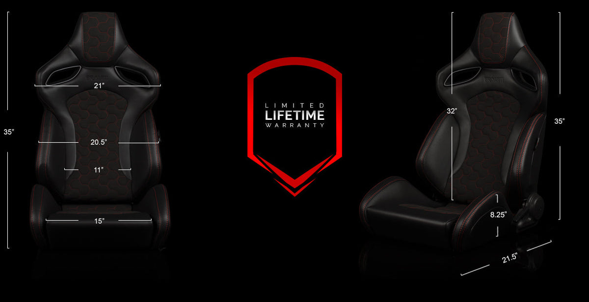 ORUE-S Series Sport Reclinable Seats - Priced Per Pair