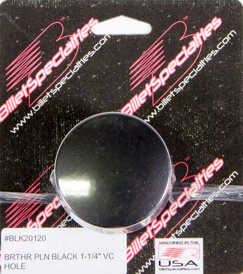 BRTHR PLN BLACK 1-1/4 VC HOLE