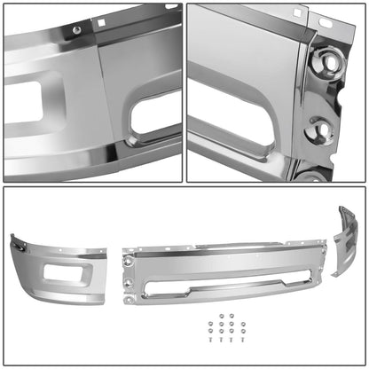 2009-2012 Dodge Ram 1500 Chrome Front Bumper Cover w/ Fog Lamp Cutouts