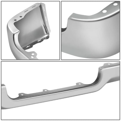 2019-2024 Ram 1500 Dual Exhaust Chrome Rear Bumper