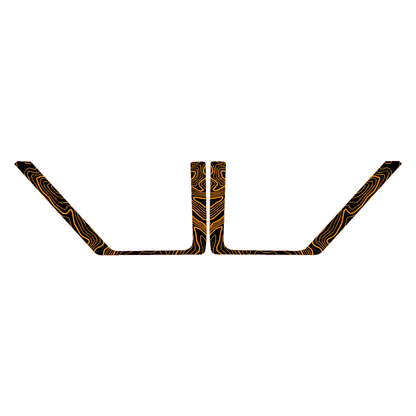 Topo Rear Door Net Trim Overlay Kit (Printed Series) - 2021+ Bronco