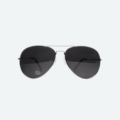 VP's silver aviator sunglasses