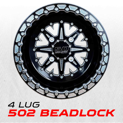 502 Billet Aluminum Beadlock wheel Black