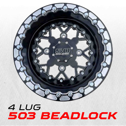 503 Billet Aluminum Beadlock wheel Black