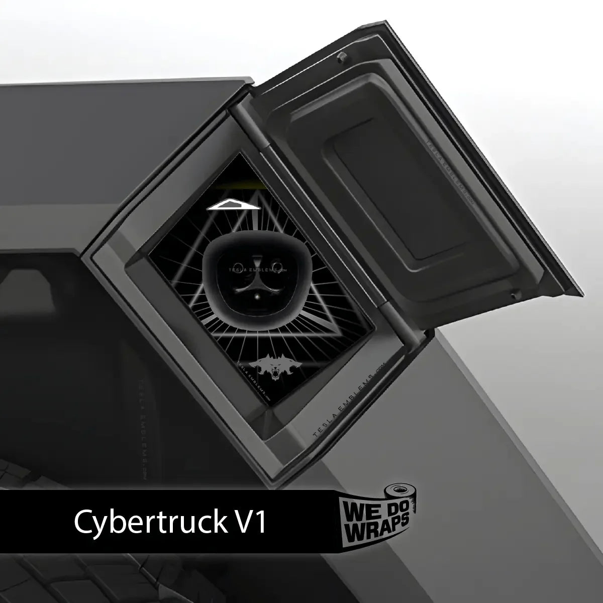 Beast Mode Tesla Charge Port Wrap | Cybertruck