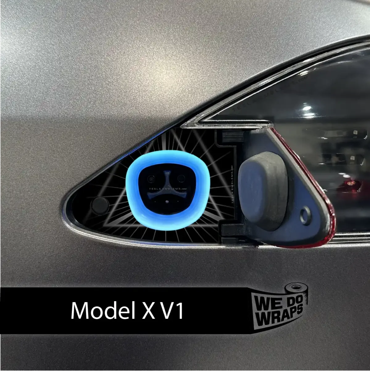 Beast Mode Tesla Charge Port Wrap | Model X
