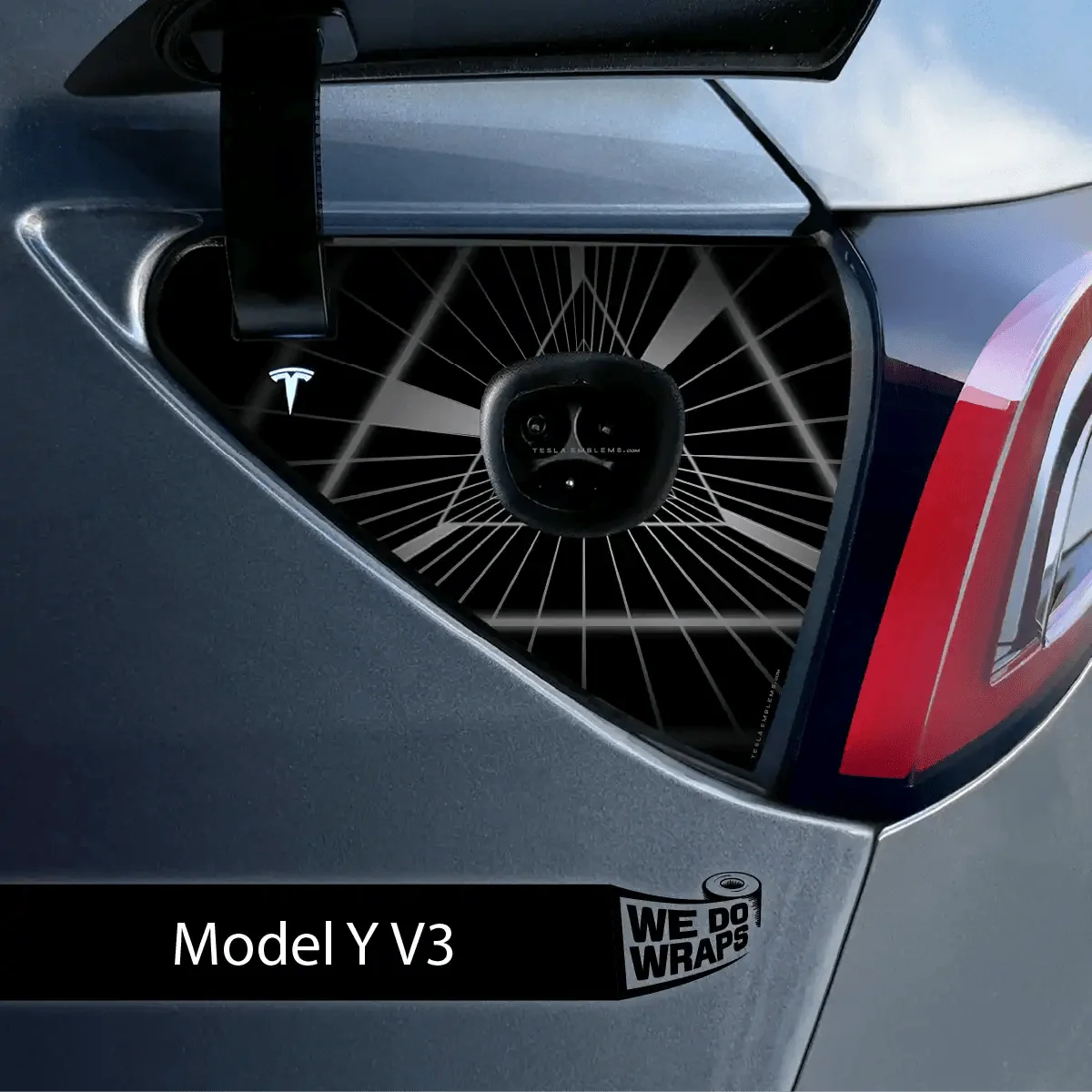 Beast Mode Tesla Charge Port Wrap | Model Y