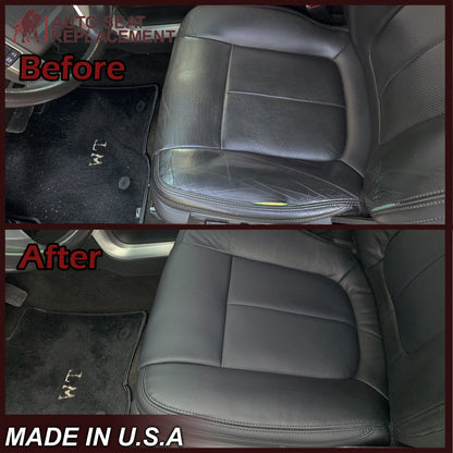 2009 - 2014 Ford F-150 PLATINUM EDITION Perforated Genuine Leather or Synthetic Leather Seat Covers