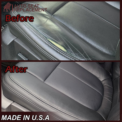 2009 - 2014 Ford F-150 PLATINUM EDITION Perforated Genuine Leather or Synthetic Leather Seat Covers