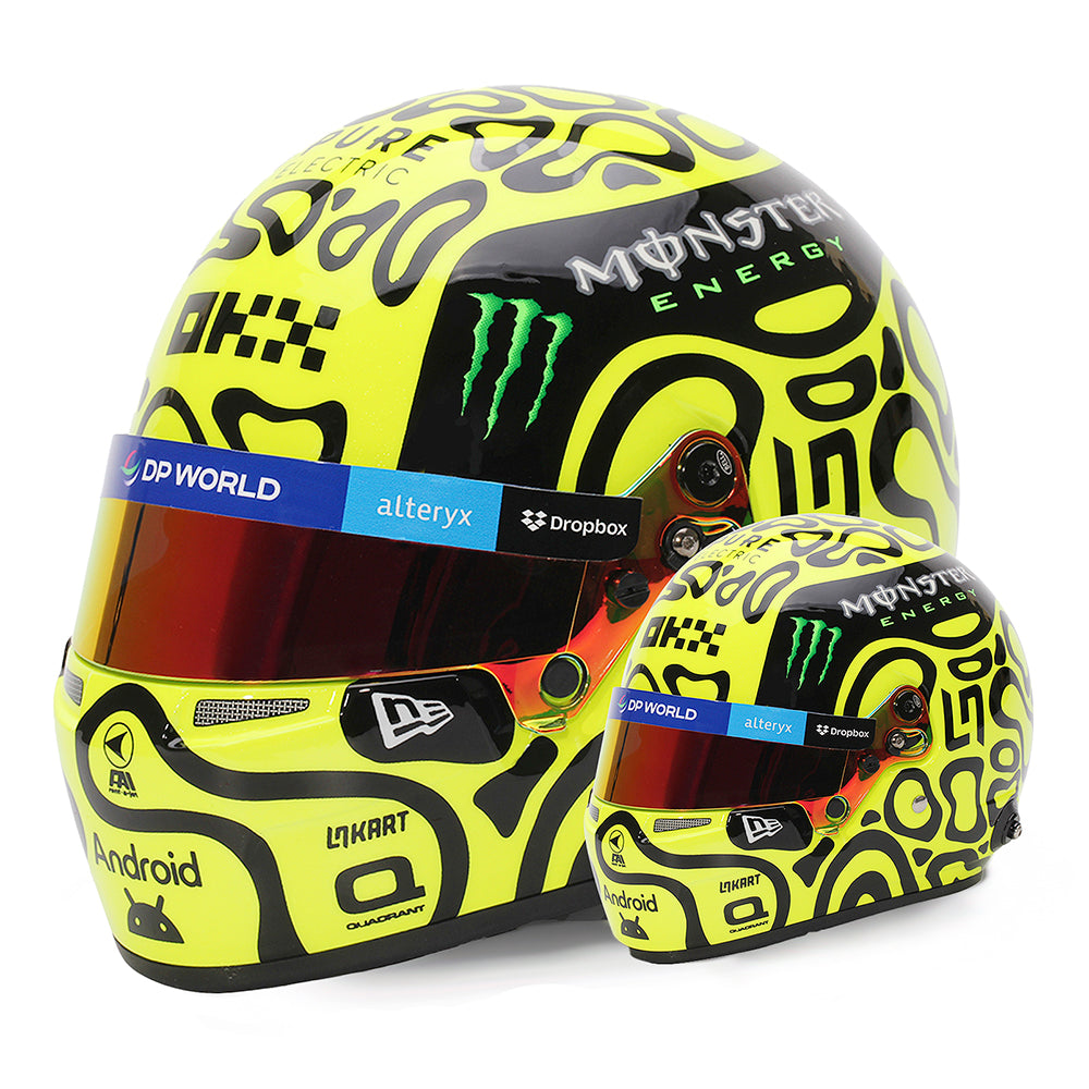 Bell HP77 Lando Norris 1:2 Scale F1 Mini Helmet | McLaren 2024 F1 Season