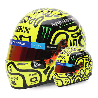 Bell HP77 Lando Norris 1:2 Scale F1 Mini Helmet | McLaren 2024 F1 Season