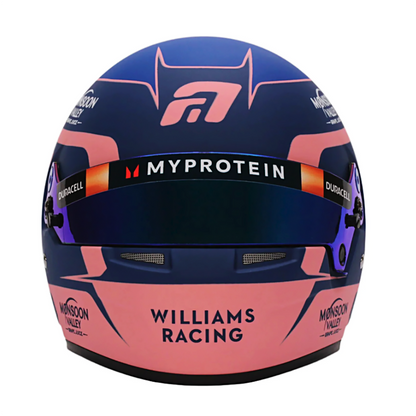 Bell HP77 Alex Albon 1:2 Scale F1 Mini Helmet | Williams 2024 F1 Season
