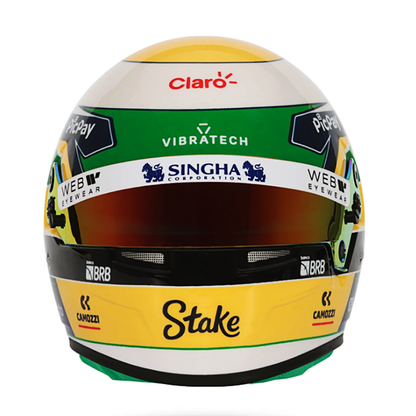 Bell HP77 Gabriel Bortoleto 1:2 Scale F1 Mini Helmet | Kick Sauber 2025 F1 Season