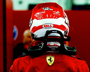 Bell HP77 Charles Leclerc 1:2 Scale F1 Mini Helmet | Ferrari 2025 F1 Season
