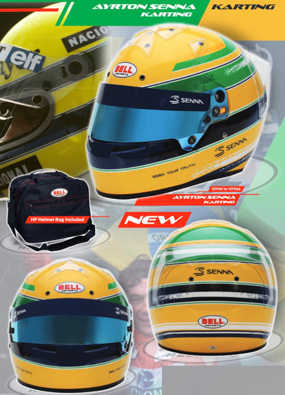 Bell KC7-CMR Ayrton Senna Karting Helmet | Snell-FIA CMR-2016