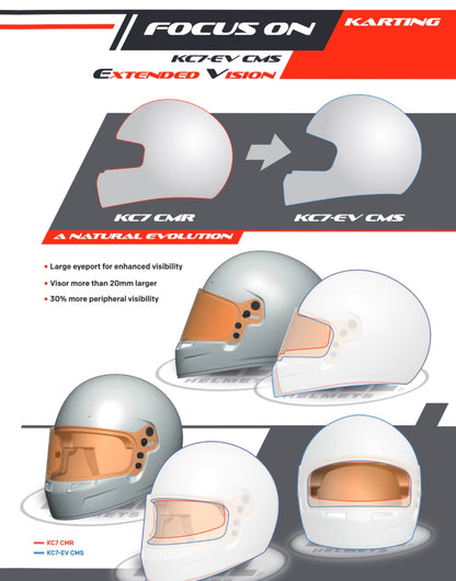 Bell KC7-EV CMS Karting Helmet | Snell-FIA CMR-2016