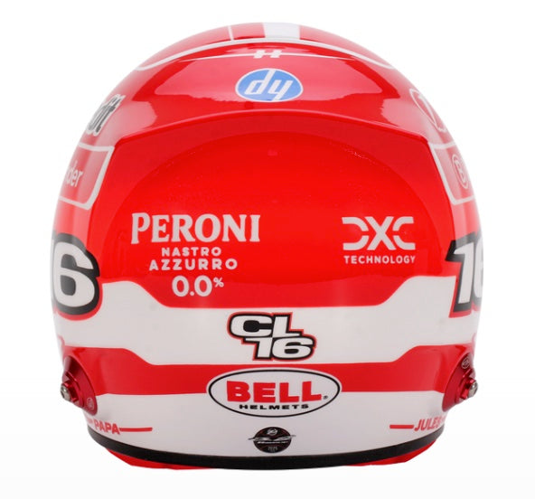 Bell HP77 Charles Leclerc 1:2 Scale F1 Mini Helmet | Ferrari 2025 F1 Season
