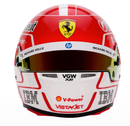 Bell HP77 Charles Leclerc 1:2 Scale F1 Mini Helmet | Ferrari 2025 F1 Season