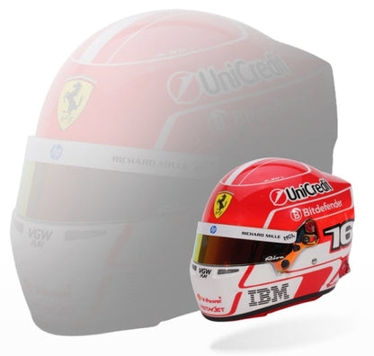 Bell HP77 Charles Leclerc 1:2 Scale F1 Mini Helmet | Ferrari 2025 F1 Season
