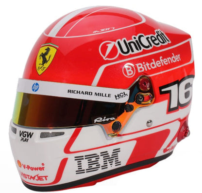 Bell HP77 Charles Leclerc 1:2 Scale F1 Mini Helmet | Ferrari 2025 F1 Season