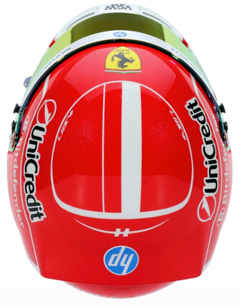 Bell HP77 Charles Leclerc 1:2 Scale F1 Mini Helmet | Ferrari 2025 F1 Season
