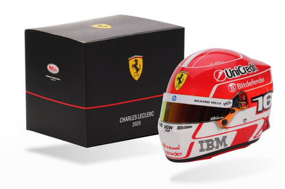 Bell HP77 Charles Leclerc 1:2 Scale F1 Mini Helmet | Ferrari 2025 F1 Season