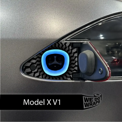 Black Hole Tesla Charge Port Wrap | Model X